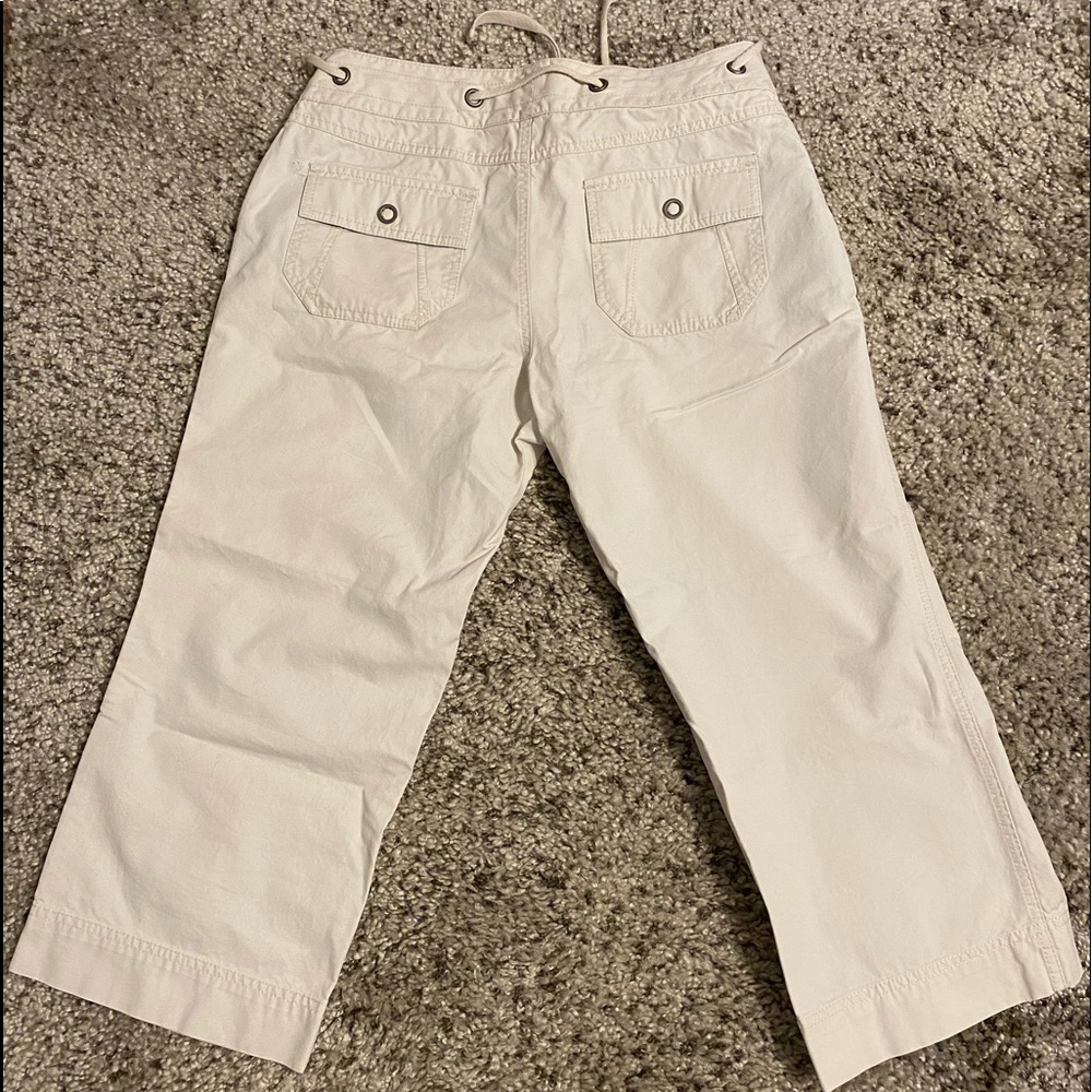 Tan Cropped Pants - Picture 2 of 4